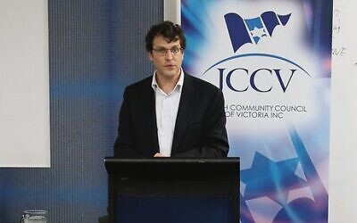JCCV president Daniel Aghion. Photo: Peter Haskin