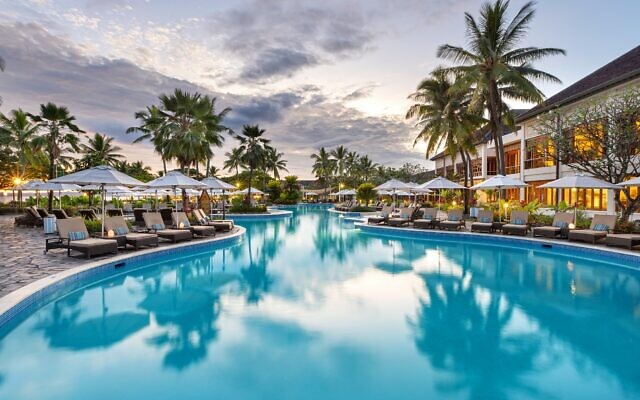The main pool at the Sofitel Fiji Resort & Spa.
