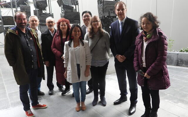 Vietnamese museum planners visit the the MHM, from left, Ryan Johnson, exhibition lead; Steve Low, education team member; Hanh Do, operations manager; Pauline Rockman, MHM president; Tammy Nguyen, community engagement manager; Andy Tran, secretary; Jayne Josem, David Southwick, and Kim Bui-Quang, deputy operations manager.