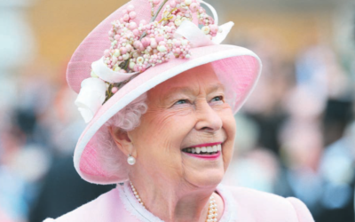 Queen Elizabeth II at at royal garden part at Buckingham Palace in London in 2019. Photo: Yui Mok/PA Wire