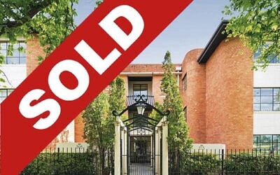 The contract of sale for the apartment opposite the Royal Children's Hospital has gone through.