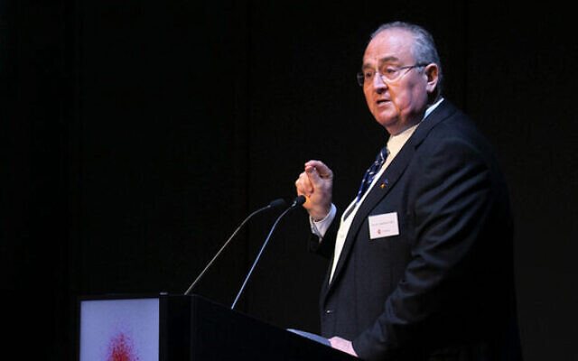 Walt Secord speaking at the Shalom Gamarada event at NSW Parliament House. Photo: Ofer Levy