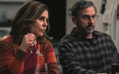 Laura Niemi as Beth Strauss and Steve Carell as Alan Strauss in The Patient.
Photo: Suzanne Tenner/FX via JTA