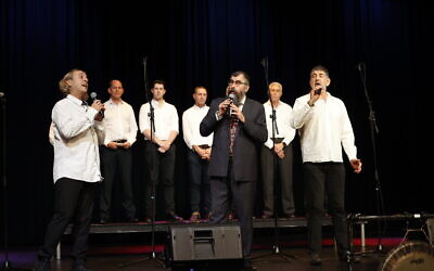 Rabbis, Chazans and choirs put on an inspiring evening of music. Photo: Nadine Saacks