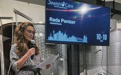 Rada Pantzer recently pitched at a JCA 10x10 event and support for the group was overwhelming. Photo: Facebook