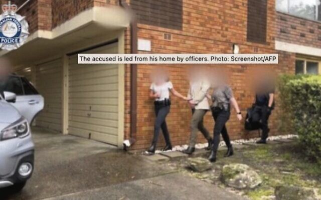 Cody Reynolds was arrested outside his Kensington home in March. Photo: Screenshot/AFP
