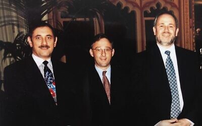 From left: Robert Goot, Michael Marx and Peter Wertheim in 1998.