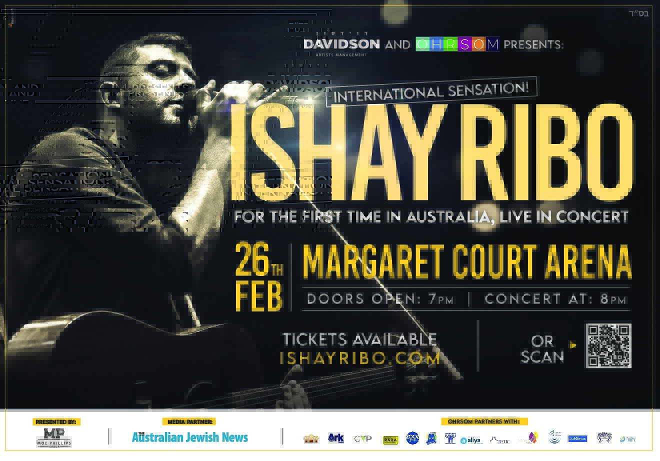 Menangkan tiket ganda ke Ishay Ribo Live In Concert – The Australian Jewish News
