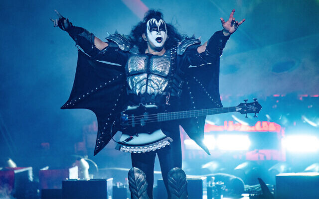 Gene Simmons of Kiss performs at the Riverbend Music Centre in Cincinnati. Photo: Amy Harris/Invision/AP