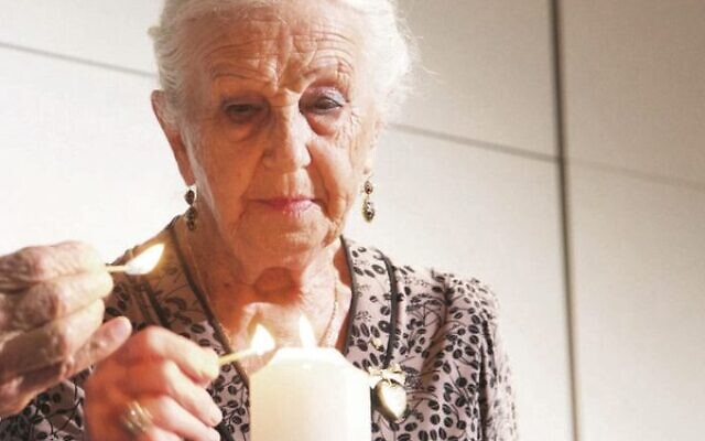 Holocaust survivor Olga Horak. Photo: Giselle Haber.