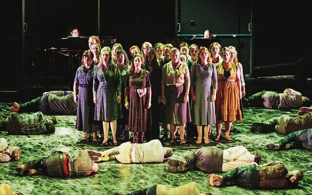 The Opera Australia Chorus in Opera Australia's 2023 production of Chorus! at the Sydney Opera House. Photo: Keith Saunders