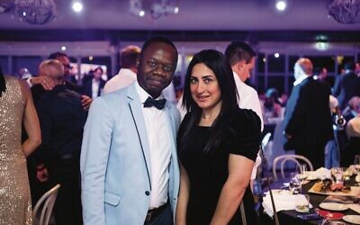 Dr Mudaniso Ziwa (left) and Dr Enas Kabar at the SACH event in Melbourne.