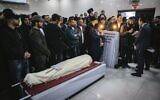 The funeral of terror victim Asher Natan in Jerusalem. Photo: Flash90