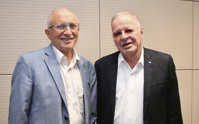 AIJAC executive director Colin Rubenstein (left) with Ehud Ya'ari. 
Photo: Shane Desiatnik