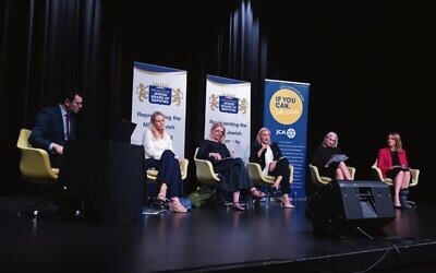 The NSW Jewish Board of Deputies hosted an election debate at Moriah College. Photo: Giselle Haber.