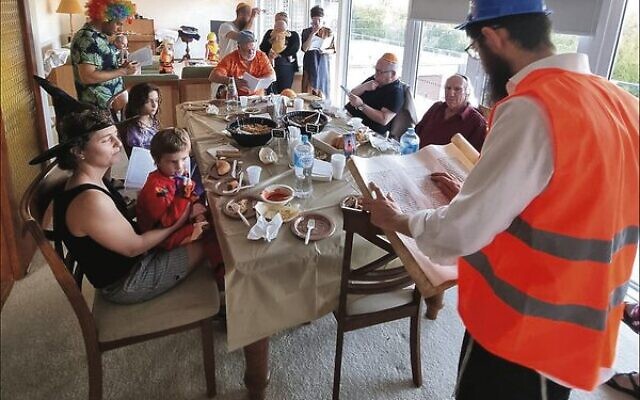 A Purim celebration in Katoomba in the Blue Mountains, run by Chabad of RARA earlier this month.