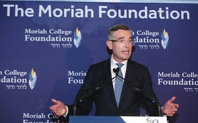 NSW Premier Dominic Perrottet attended the Moriah Foundation's annual cocktail party. Photo: Moriah Foundation.