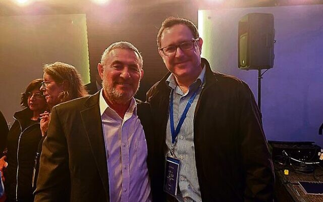 With Jewish Agency chairman Doron Almog, 2022.