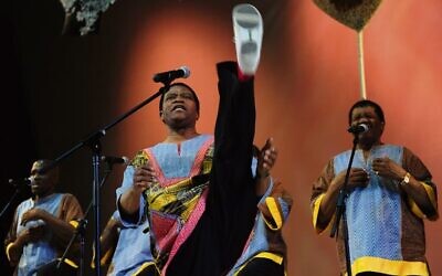 Ladysmith Black Mambazo performs during the opening ceremony of the 123rd IOC session on July 5, 2011 in Durban, South Africa. Photo: Jasper Juinen/Getty Images