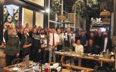 The neo-Nazi group at the Bavarian.