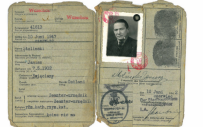 Bernard Ekert's false identity papers.