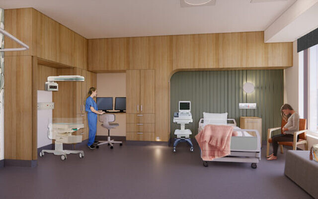 New birthing rooms are slated for the development.