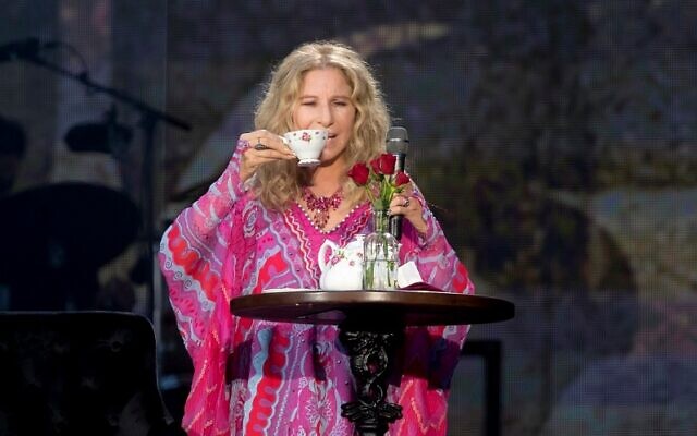 Barbra Streisand performs during Barclaycard Presents British Summer Time Hyde Park at Hyde Park.