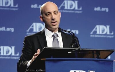 ADL CEO Jonathan Greenblatt. 
Photo: Michael Brochstein/SOPA Images/LightRocket/Getty Images via JTA