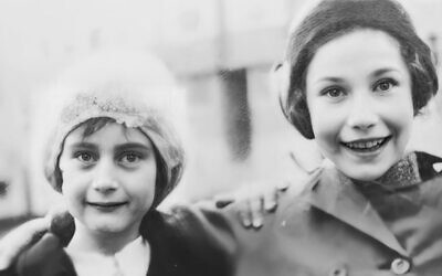 Hannah Pick-Goslar, on right, is seen with her friend Anne Frank in an undated image. Photo: Anne Frank Fonds Basel