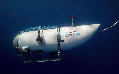 OceanGate Expeditions' s Titan submarine, which imploded last week, killing five people. Photo: OceanGate Expeditions via AP via TOI