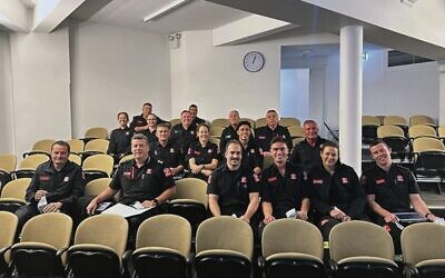 The Fire and Rescue NSW firefighters at the SJM.