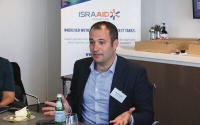 IsraAID CEO Yotam Polizer in SydneyPhoto: Martine Agranat