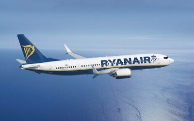 A Ryanair aircraft. 
Photo: Courtesy via TOI