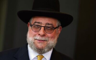 Former Moscow Chief Rabbi Pinchas Goldschmidt.
Photo: AP Photo/Matthias Schrader