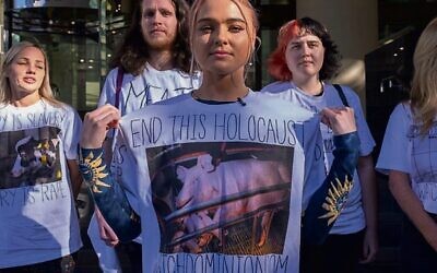 Animal rights activist Tash Peterson. Photo: Instagram