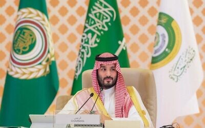 Saudi Crown Prince Mohammed bin Salman chairs the Arab summit in Jeddah, Saudi Arabia in May. 
Photo: Saudi Press Agency via AP