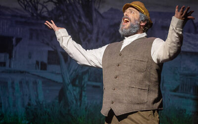 Joshua Balbin stars as Tevye the milkman in MLOC’s production of Fiddler on the Roof at the Alex Theatre, St Kilda.
Photo: Suzanne Martin
