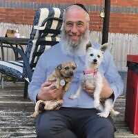 CEO of Jewish House Rabbi Mendel Kastel has been taking in people struggling with homelessness and their pets.