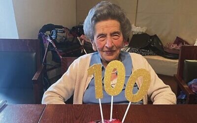 Magda Steiner celebrates her 100th birthday.