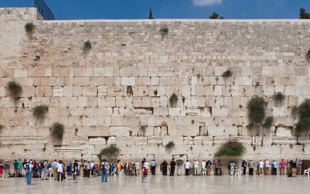 The government now refers to all areas beyond the Green line – including the Western Wall – as ‘Occupied Palestinian
Territory’. Photo: Liorpt/Dreamstime.com