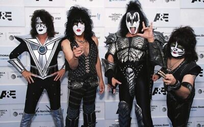 Members of the band Kiss, from left, Tommy Thayer, Paul Stanley, Gene Simmons and Eric Singer. Photo: Charles Sykes/Invision/AP, File