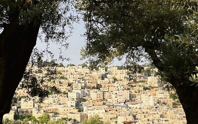 The West Bank city of Hebron.