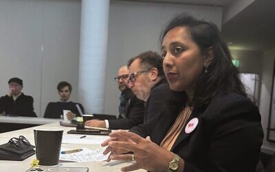 Michelle Ananda-Rajah at the meeting.