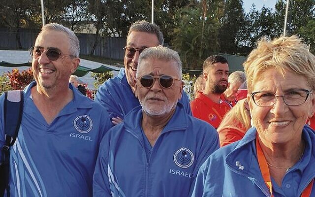 Israeli team members at the 2023 World Bowls Championships in the Gold Coast.