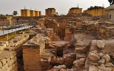 Ruins near Hisham's Palace, Jericho. 
Photo: Zairon/Wikimedia commons