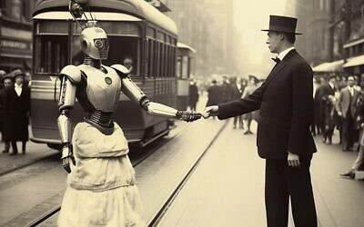 Hanna Silver winning image: Robot Intermarriage Melbourne 1895.