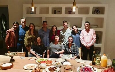 From left (standing): Shai Habet, Yossi Eshed, Rebecca Lacey-Ehrlich, Asaf Tzori, Hadar Tzori, Yiftach Kolodner, Yael Shacham, Yosi Tal. 
From left (sitting): Rabbi Orna Triguboff, Orli Zahava, Michael Manhaim.