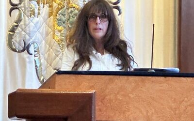 Progressive Judaism Victoria president, Maureen Barten.