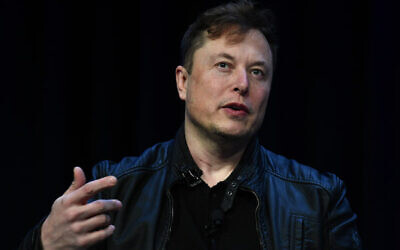 Elon Musk speaking in Washington in 2020. Photo: AP Photo/Susan Walsh, File