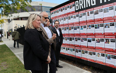 Minister for Multicultural Affairs Ingrid Stitt at Beth Weismann Jewish Community Centre today. Photo: Peter Haskin.